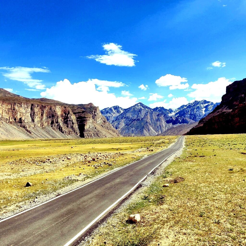A beautiful stretch while on the Kaza route in Spiti - July 2021