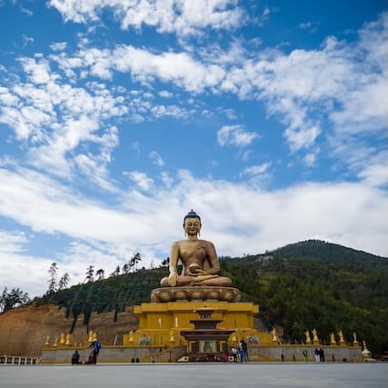 Bhutan buddha statue