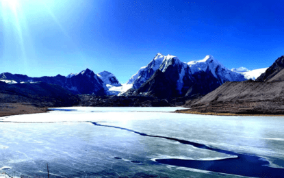 Frozen Lake-Gurudongmar Lake-Sikkim
